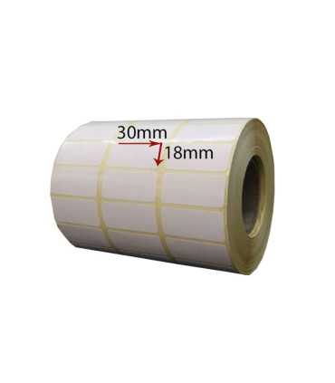 لیبل| برچسب پرینتر/برچسب کاغذی سایز 30× 18