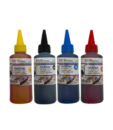 جوهر پرینتر/جوهر 100 سی سی اسکای برادر رنگ قرمز SKY brother