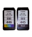 جوهر افشان کانن Canon  پک کارتریج کانن مدل PG-445 مشکی و CL-446 رنگی بسته دو عددی