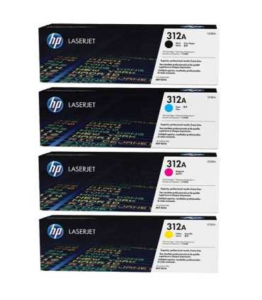 لیزر رنگی اچ پی HP/ست کامل کارتریج لیزری رنگی اچ پی HP 312A