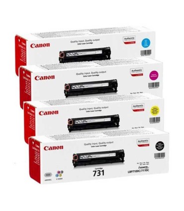 کارتریج | تونر/ست کامل کارتریج لیزری رنگی کانن Canon 731