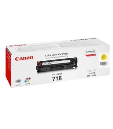 کارتریج | تونر/کارتریج تونر زرد کانن CANON 718