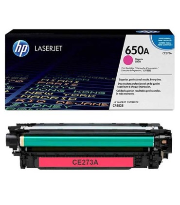 کارتریج | تونر/کارتریج قرمز اچ پی لیزری HP 650A MAGENTA CE273A