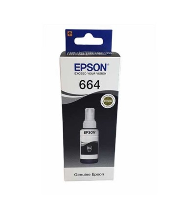 جوهر|مخزن|تانک|قابل شارژ/جوهر مشکی 664 اپسون Epson