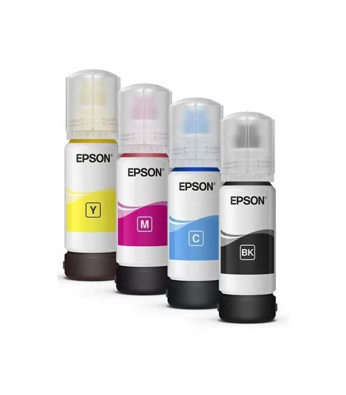 جوهر|مخزن|تانک|قابل شارژ ست چهار رنگ جوهر اپسون 103 EPSON