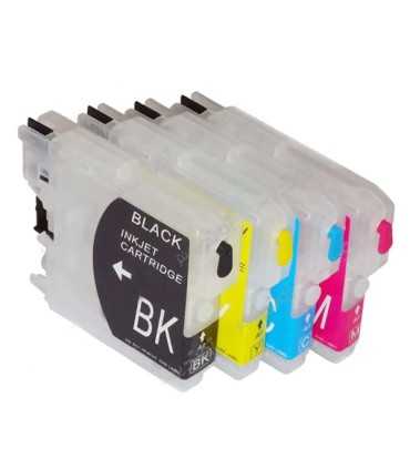 جوهر|مخزن|تانک|قابل شارژ/کارتریج قابل شارژ برادر Brother LC38/LC39