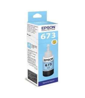 جوهر|مخزن|تانک|قابل شارژ جوهر آبی روشن اپسون Epson 673