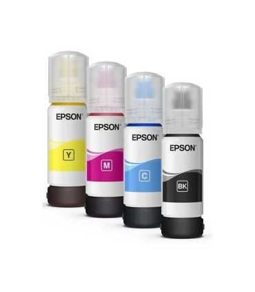جوهر|مخزن|تانک|قابل شارژ/ست چهار رنگ جوهر اپسون 003 EPSON