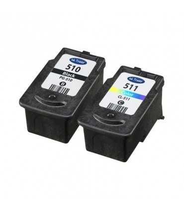 جوهر افشان کانن Canon/پک کارتریج کانن مدل PG-510 مشکی و CL-511 رنگی بسته دو عددی
