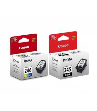 جوهر افشان کانن Canon/پک کارتریج کانن مدل PG-245 مشکی و CL- 246 رنگی بسته دو عددی