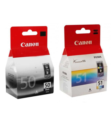 جوهر افشان کانن Canon/بسته دوتایی کارتریج کانن PG-50 و Canon CL-51