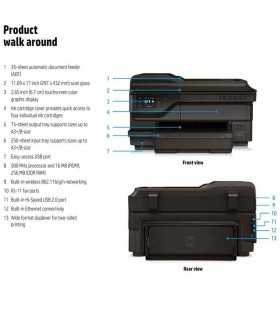 پرینتر|دستگاه کپی|فکس|اسکنر پرینتر اچ پی HP Officejet 7500A Wide Format e-All-in-One printer C9309A