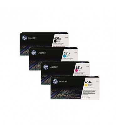 کارتریج | تونر/ست کامل کارتریج لیزری رنگی اچ پی Hp 651A