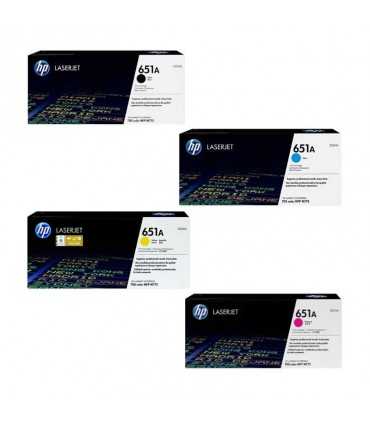 کارتریج | تونر/ست کامل کارتریج لیزری رنگی اچ پی Hp 651A