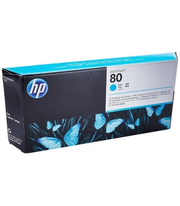 کارتریج | تونر/کارتریج پلاتر آبی اچ پی HP 80 350-ml Cyan C4846A