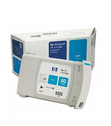 کارتریج | تونر/کارتریج پلاتر آبی اچ پی HP 80 350-ml Cyan C4846A