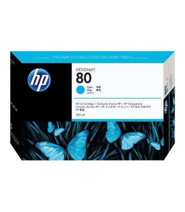 کارتریج | تونر/کارتریج پلاتر آبی اچ پی HP 80 350-ml Cyan C4846A