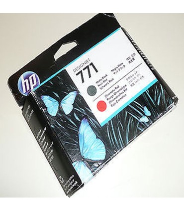 هد ( پلاتر | پرینتر )/هد مشکی قرمز کروماتیک پلاتر اچ پی HP 771 CE017A