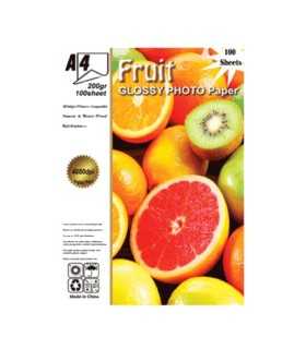 محصولات جانبی کاغذ فتوگلاسه 200گرم 100برگ A4 Fruit