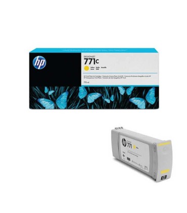 کارتریج پلاتر/کارتریج پلاتر زرد اچ پی HP 771C 775-ml Yellow B6Y10A