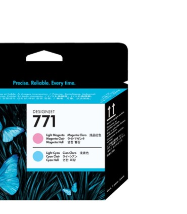 هد ( پلاتر | پرینتر )/هد قرمز روشن آبی روشن پلاتر اچ پی HP 771 CE019A