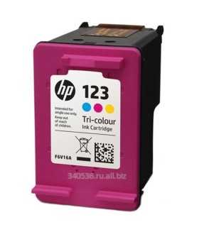 جوهر افشان اچ پی HP کارتریج رنگی اچ پی HP 123 Tri color Ink Cartridge F6V16AE