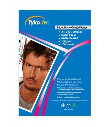 محصولات جانبی/کاغذ کتد 130گرمی 100برگ A4 Tyko