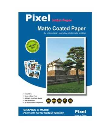 محصولات جانبی/کاغذ کتد دوطرفه 140گرم 100برگ A4 Pixel