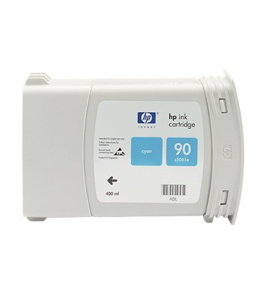 کارتریج پلاتر/کارتریج پلاتر آبی اچ پی HP 90 400-ml Cyan C5061A