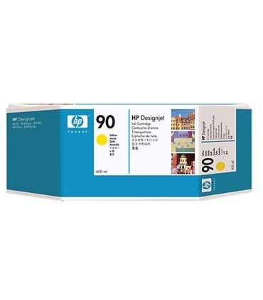 کارتریج پلاتر/کارتریج پلاتر زرد اچ پی HP 90 400-ml Yellow Ink C5065A