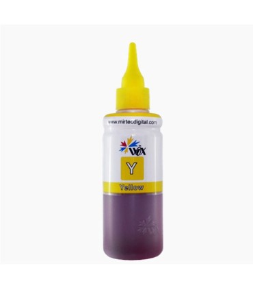 جوهر پرینتر/جوهر 100 سی سی وکس اپسون رنگ زرد WOX EPSON
