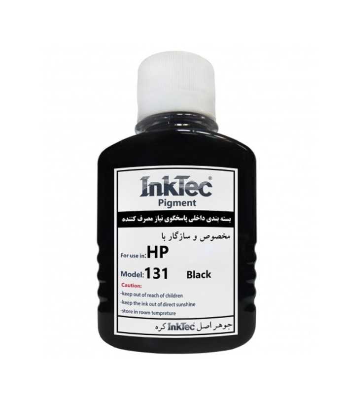 جوهر پرینتر جوهر 100 سی سی اینک تک داخلی اچ پی رنگ مشکی InkTec HP