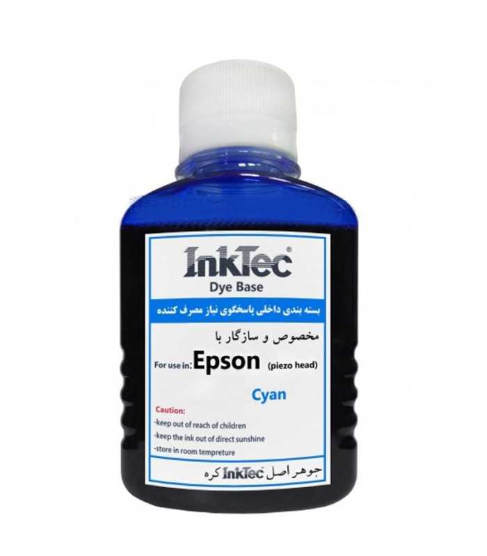 جوهر پرینتر جوهر 100 سی سی اینک تک داخلی اپسون رنگ آبی InkTec EPSON