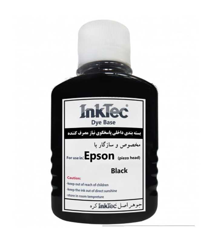 جوهر پرینتر جوهر 100 سی سی اینک تک داخلی اپسون رنگ مشکی InkTec EPSON