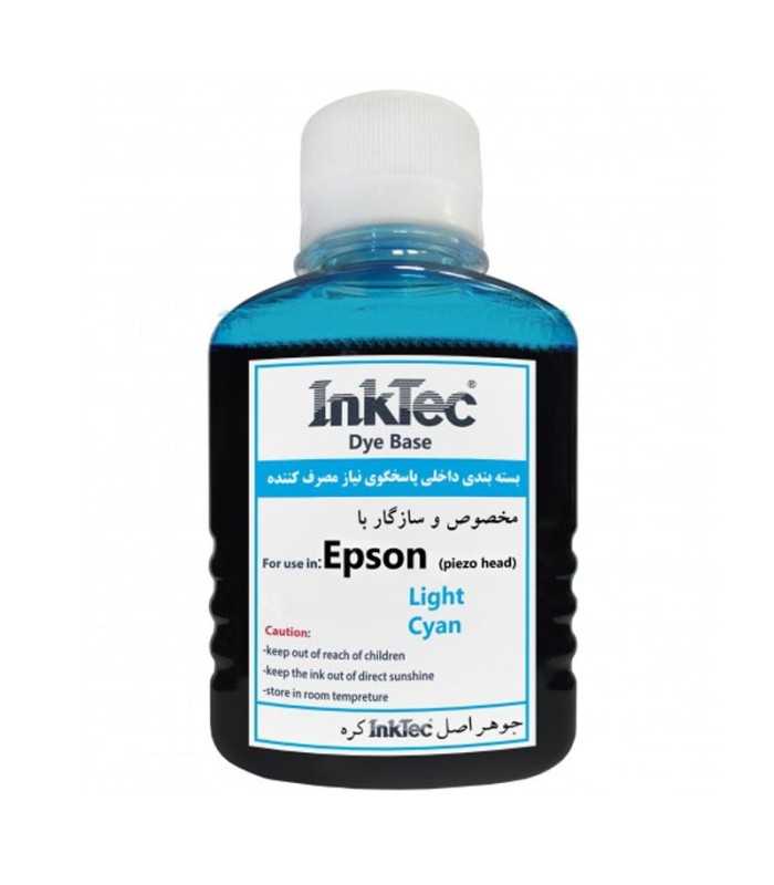 جوهر 100 سی سی اینک تک داخلی اپسون رنگ آبی روشن InkTec EPSON
