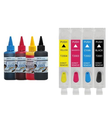 جوهر|مخزن|تانک|قابل شارژ/کارتریج قابل شارژ جوهرافشان اپسون EPSON xp100-xp200