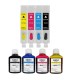 جوهر|مخزن|تانک|قابل شارژ/کارتریج قابل شارژ اپسون EPSON T0731 - T0732 - T0733 - T0734