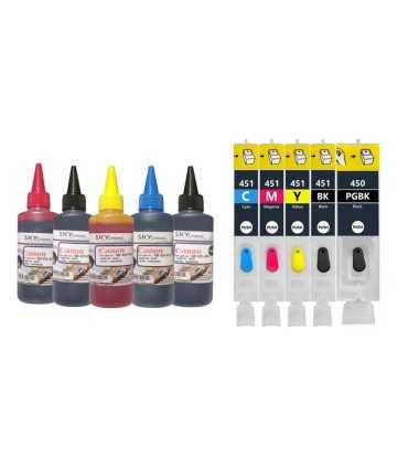 جوهر|مخزن|تانک|قابل شارژ/کارتریج قابل شارژ پرینتر جوهرافشان کانن CANON ip7240