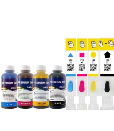 جوهر|مخزن|تانک|قابل شارژ/کارتریج قابل شارژ جوهرافشان اچ پی HP 178