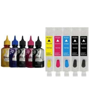 جوهر|مخزن|تانک|قابل شارژ/کارتریج قابل شارژ پرینتر جوهرافشان اپسون EPSON TX510