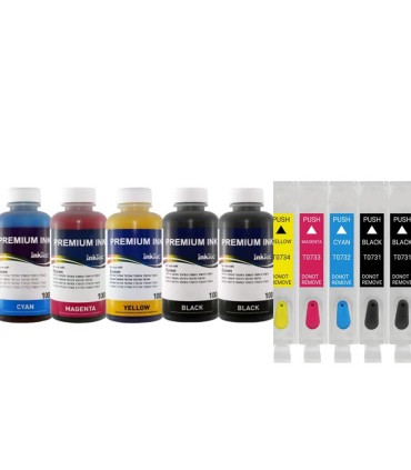 جوهر|مخزن|تانک|قابل شارژ/کارتریج قابل شارژ پرینتر جوهرافشان اپسون EPSON C110