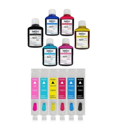 جوهر|مخزن|تانک|قابل شارژ/کارتریج قابل شارژ پرینترهای اپسون EPSON R290 - R295