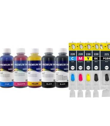 جوهر|مخزن|تانک|قابل شارژ/کارتریج قابل شارژ جوهرافشان کانن CANON 220-221