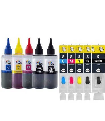 جوهر|مخزن|تانک|قابل شارژ/کارتریج قابل شارژ پرینتر کانن 8-CANON 5