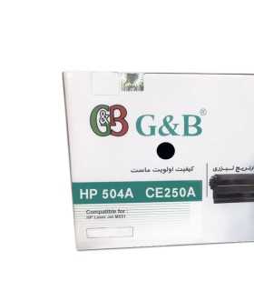 کارتریج | تونر تونر کارتریج مشکی اچ پی جی اند بی G&B HP 504A Black CE250A
