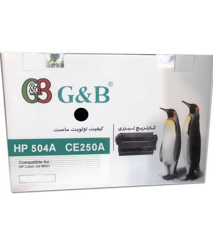 کارتریج | تونر تونر کارتریج مشکی اچ پی جی اند بی G&B HP 504A Black CE250A