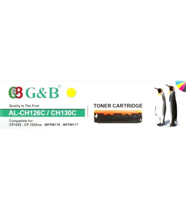 کارتریج | تونر/تونر کارتریج زرد اچ پی جی اند بی G&B HP 130A YELLOW CF352A