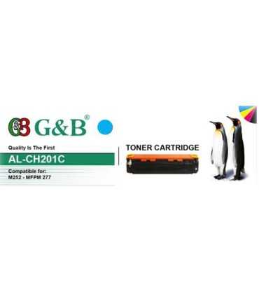 کارتریج | تونر/تونر کارتریج آبی اچ پی جی اند بی G&B HP 201A CYAN CF401A