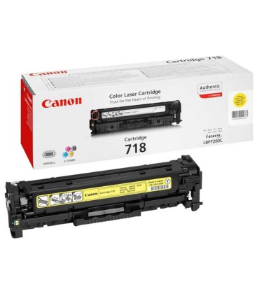 کارتریج | تونر/کارتریج تونر زرد کانن CANON 718