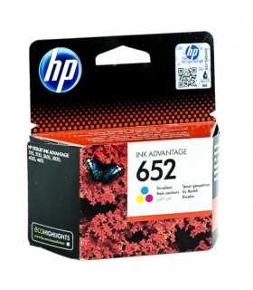 کارتریج | تونر کارتریج جوهرافشان رنگی اچ پی HP 652 Tri-color Original Ink Advantage Cartridge F6V24AE